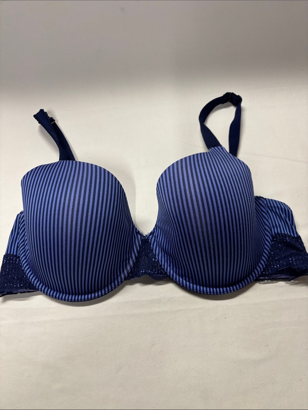 La SENZA Navy Striped T-Shirt Bra